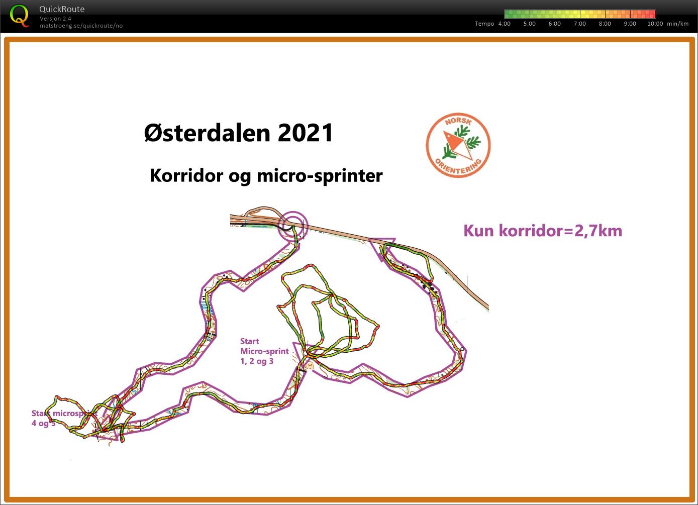 Korridor & microsprinter Halvmilenget (2021-08-03)