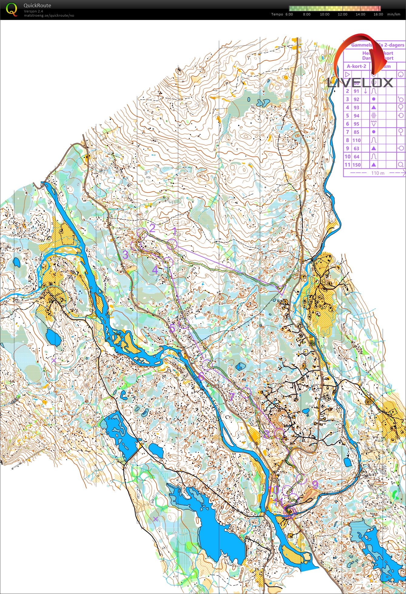 Gammelskolla 2-dagers, Herrer A-kort (2023-07-09)