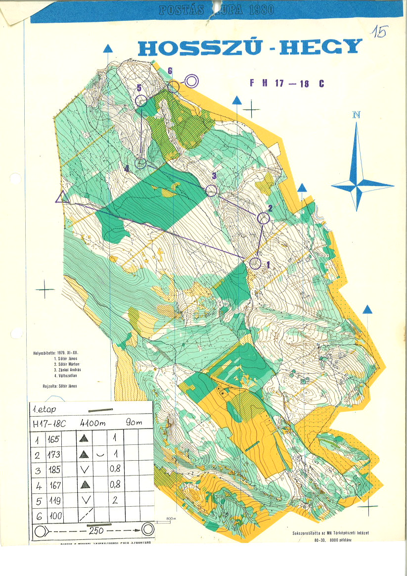 Hungária kupa 1980 1. nap (1980-08-16)