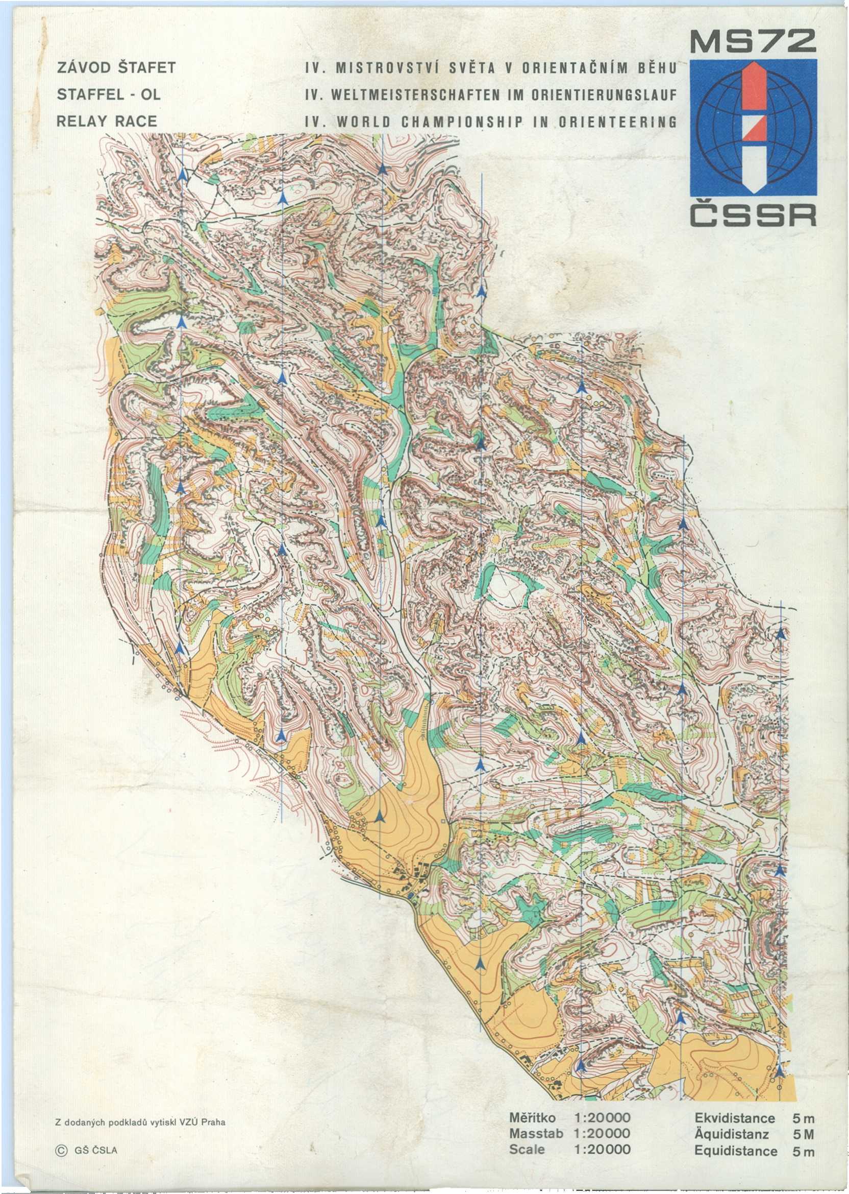 WOC / VM 1972 Staré Splavy (16.09.1972)