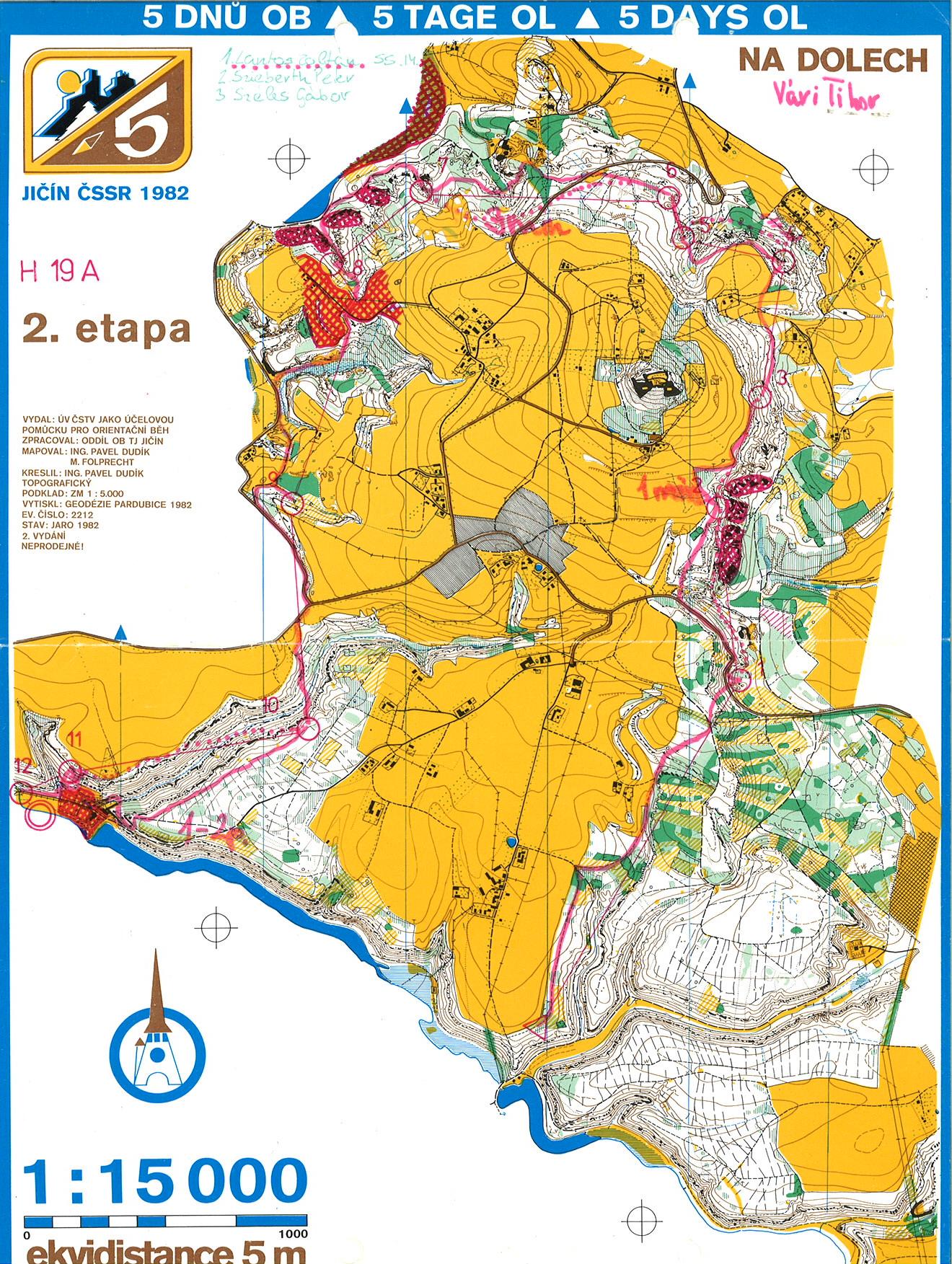 Jicin 5 DNU OB - 2. Etapa  (05.08.1982)