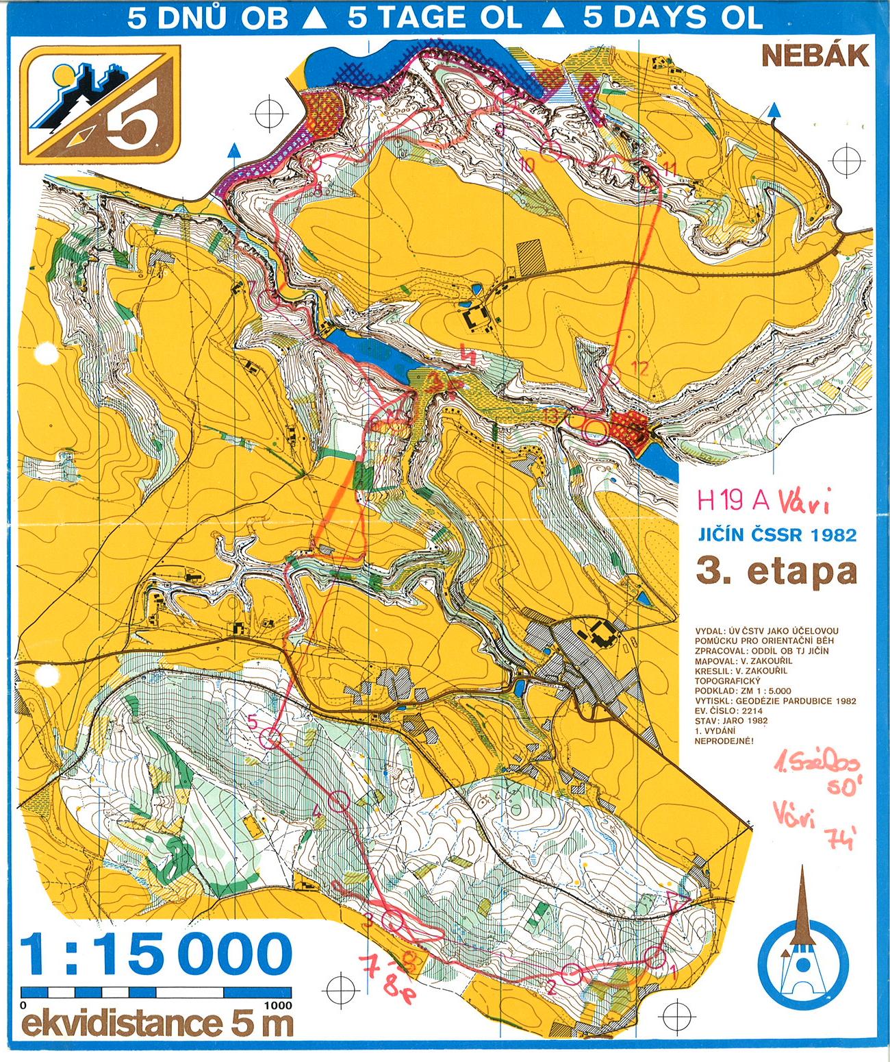 Jicin 5 DNU OB - 3. Etapa  (06-08-1982)