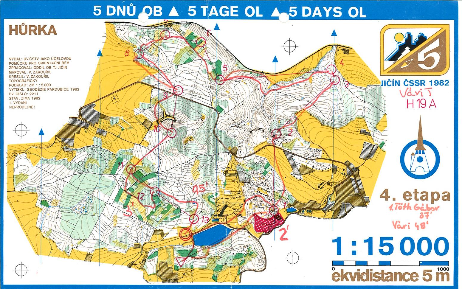 Jicin 5 DNU OB - 4. Etapa  (07-08-1982)