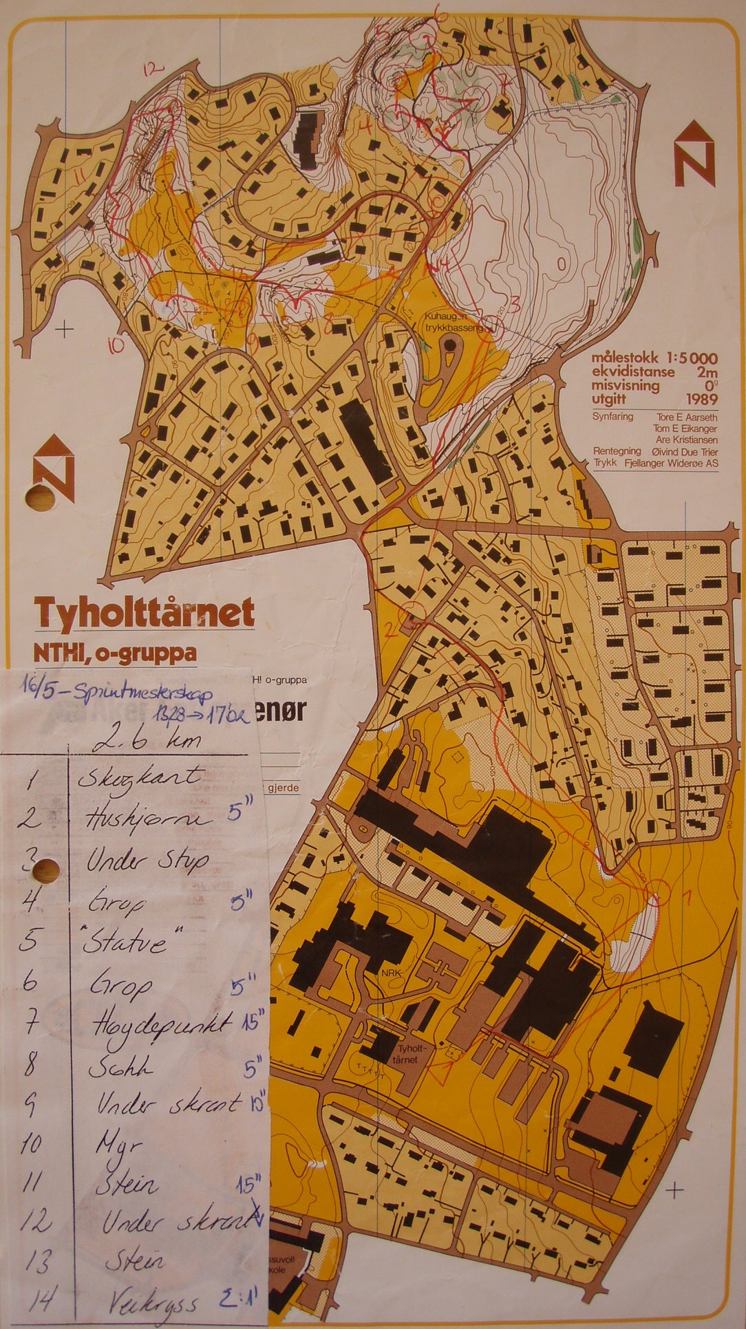 NTHI-sprintmesterskap (16/05/1991)