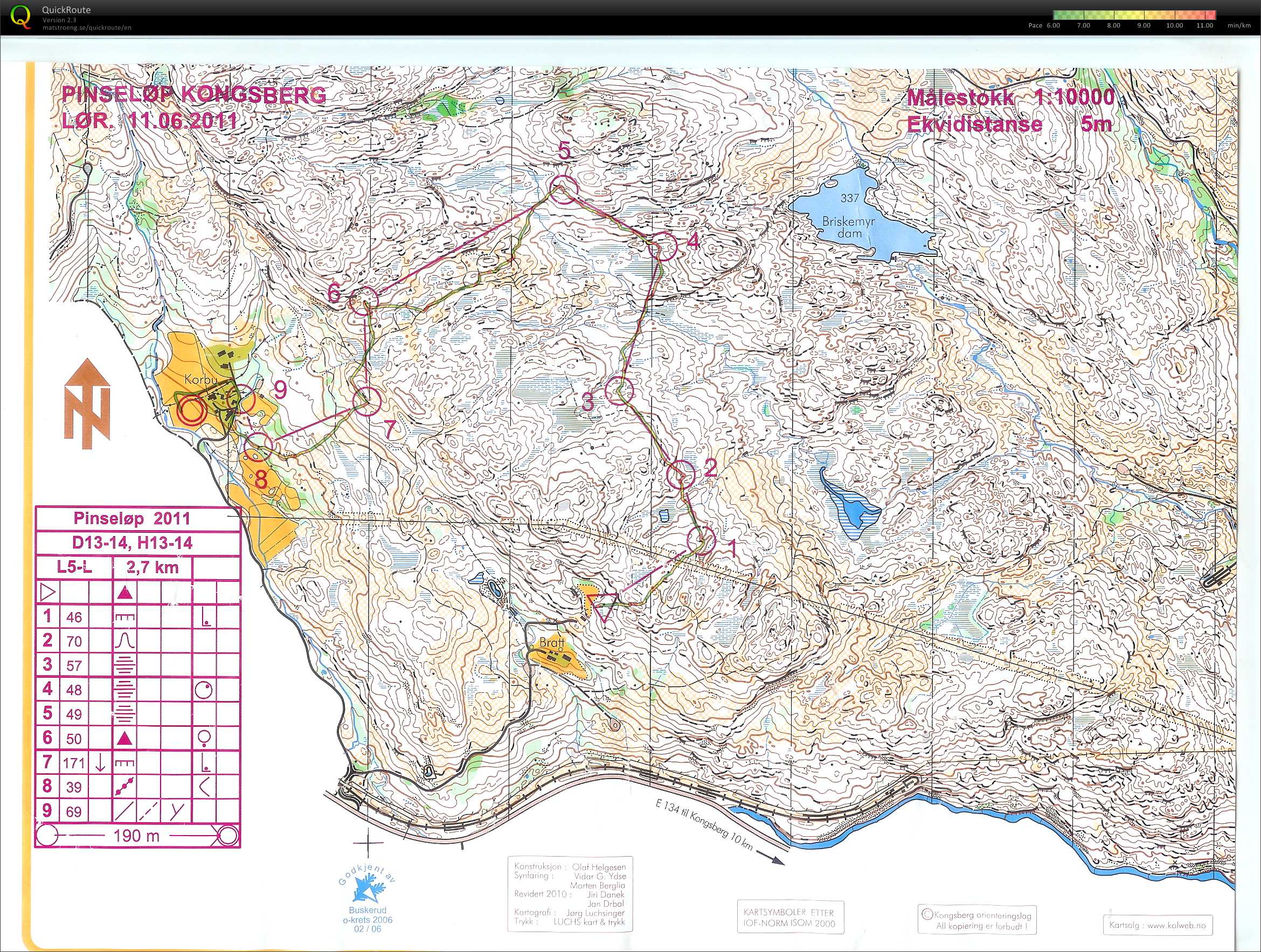 Pinseløp Dag 1 Kongsberg (2011-06-11)