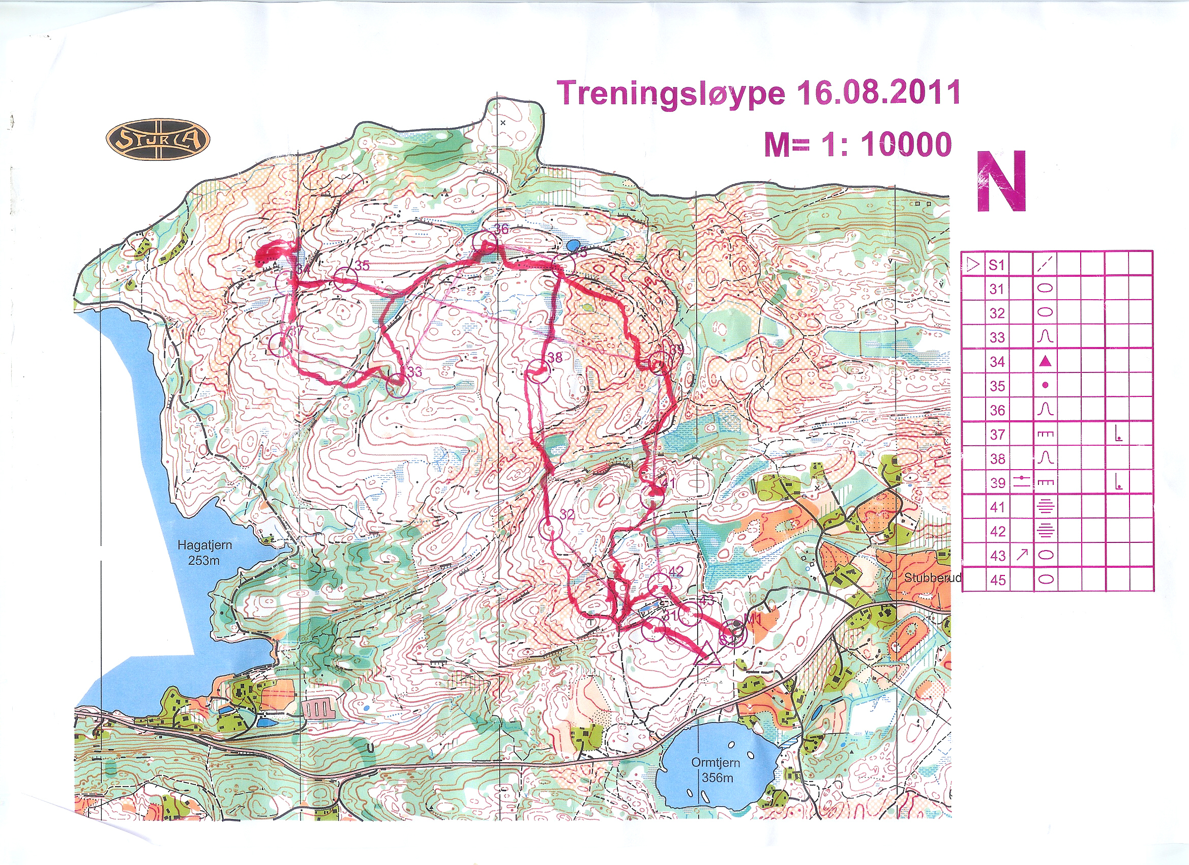 Treningsløp-Konnerudkollen (16.08.2011)