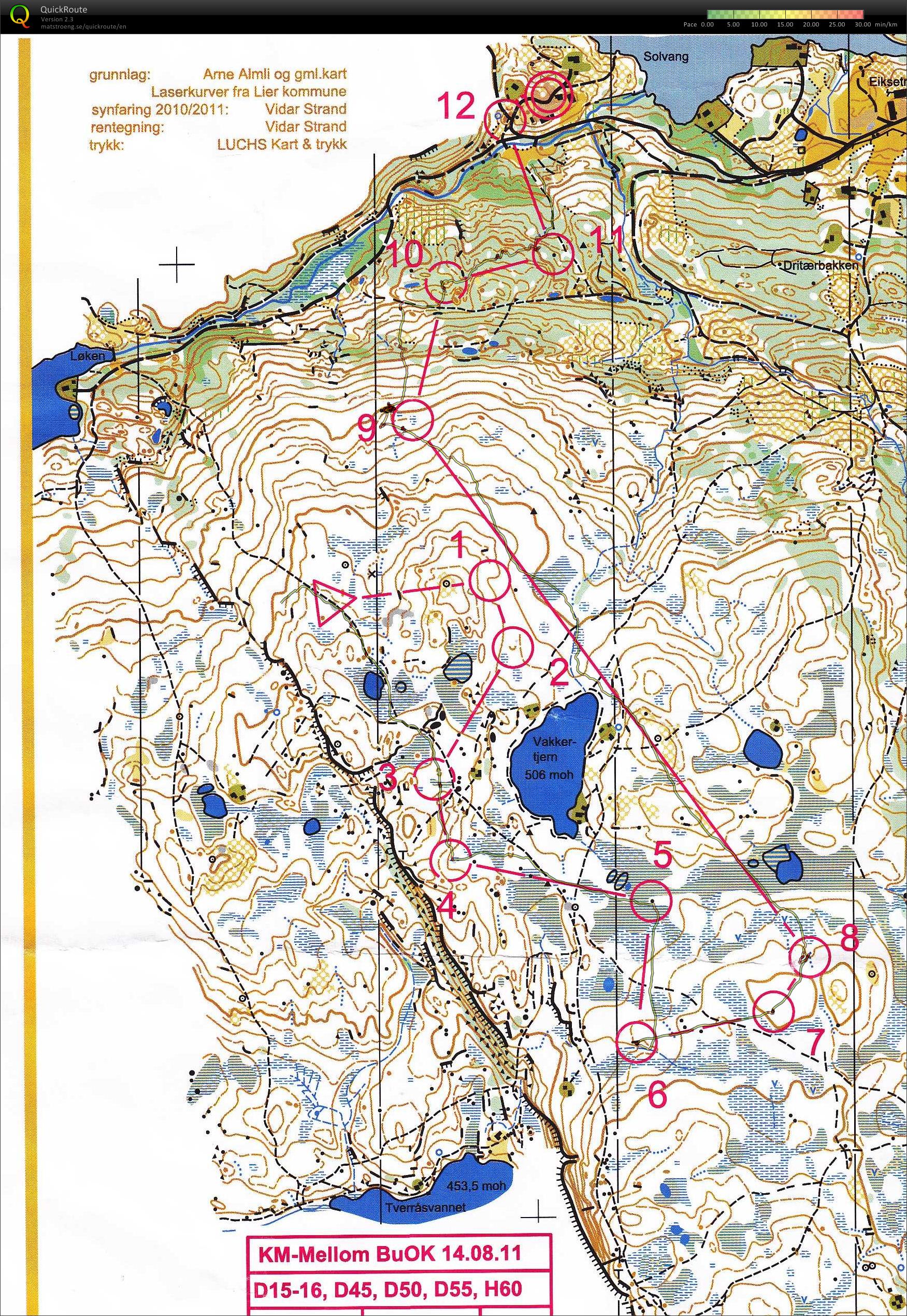 Trening Eiksetra (2011-08-17)