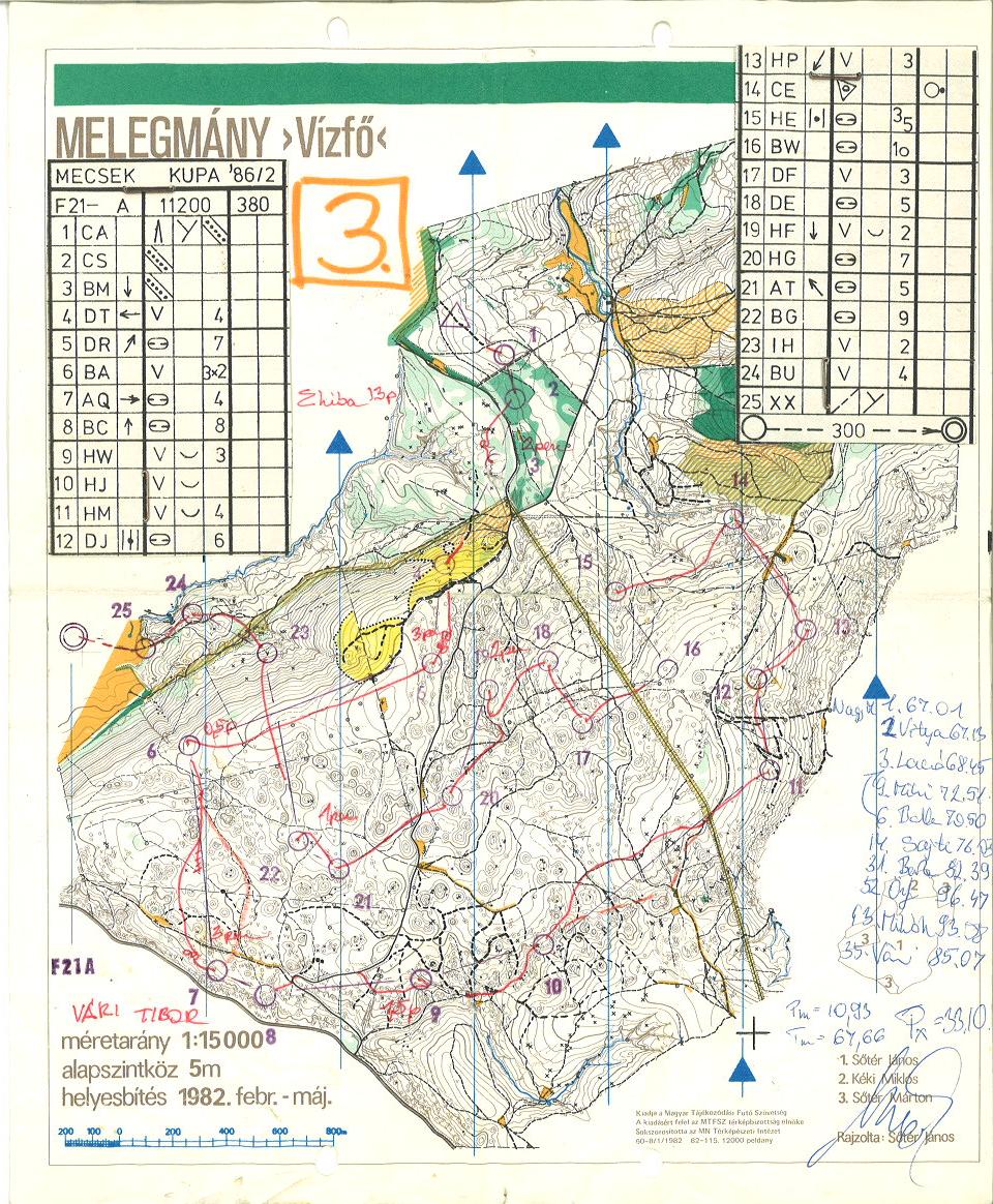 Mecsek kupa 2. nap (11.04.1986)