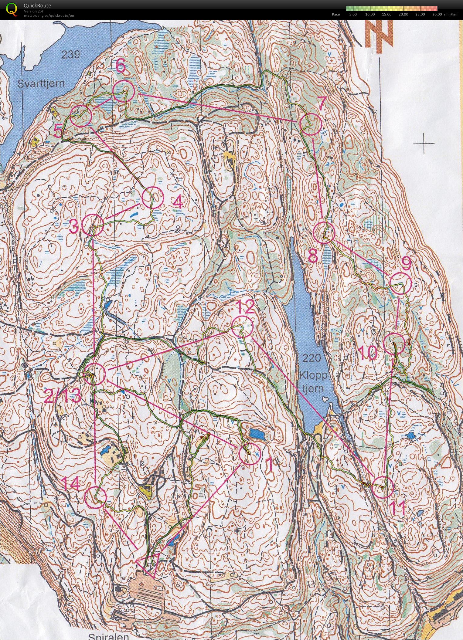 Trening Spiaraltoppen (08/05/2012)