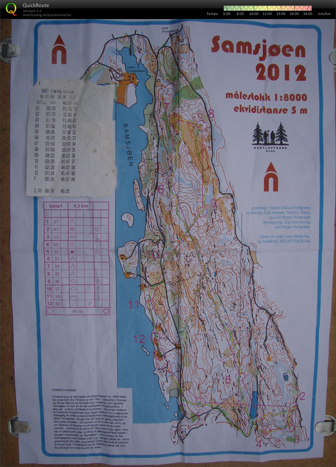 Ådal 2-dagers 1 Samsjøen  (2012-06-30)