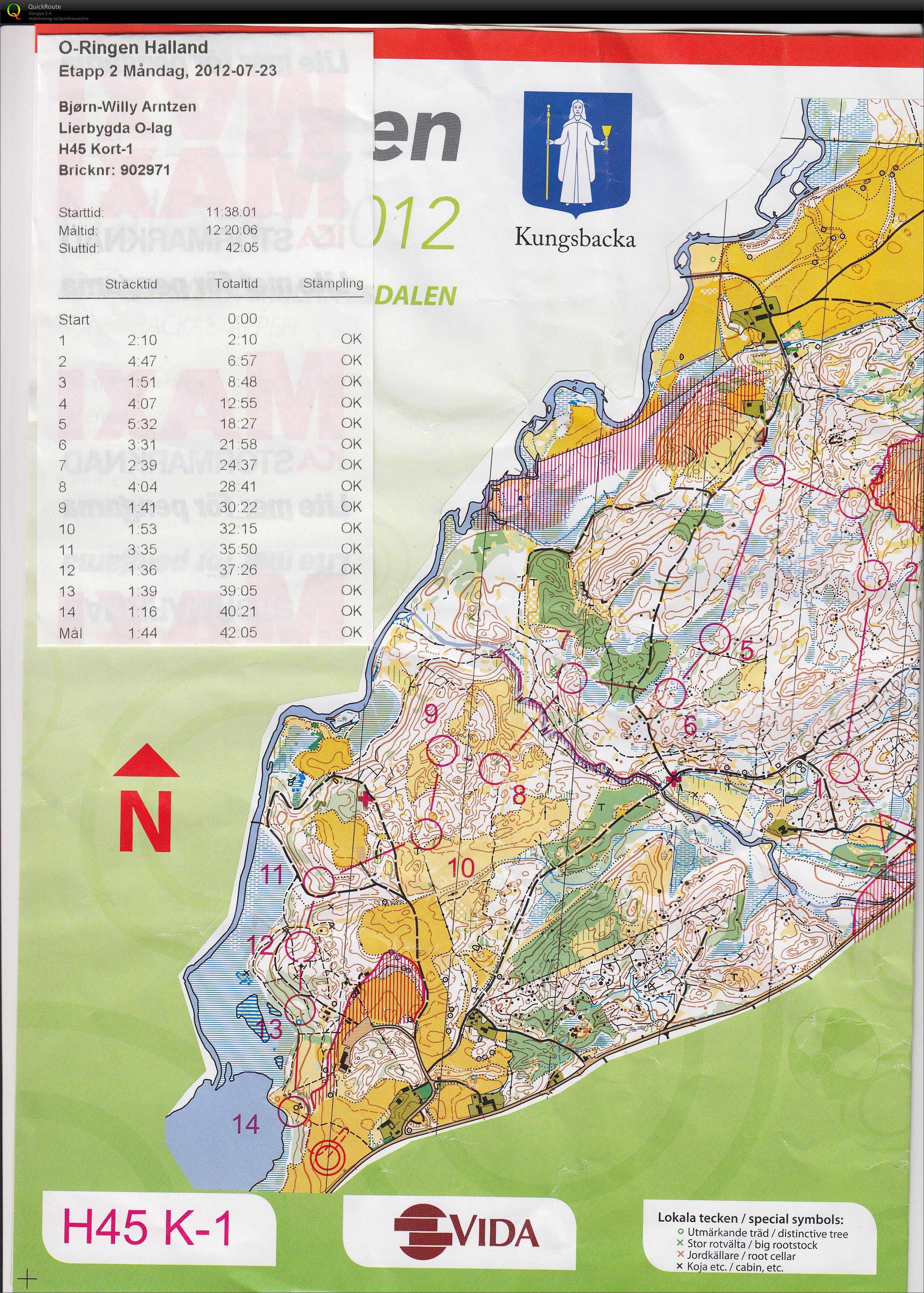 O-Ringen 2012 Dag 2 H45K-1 (2012-07-23)