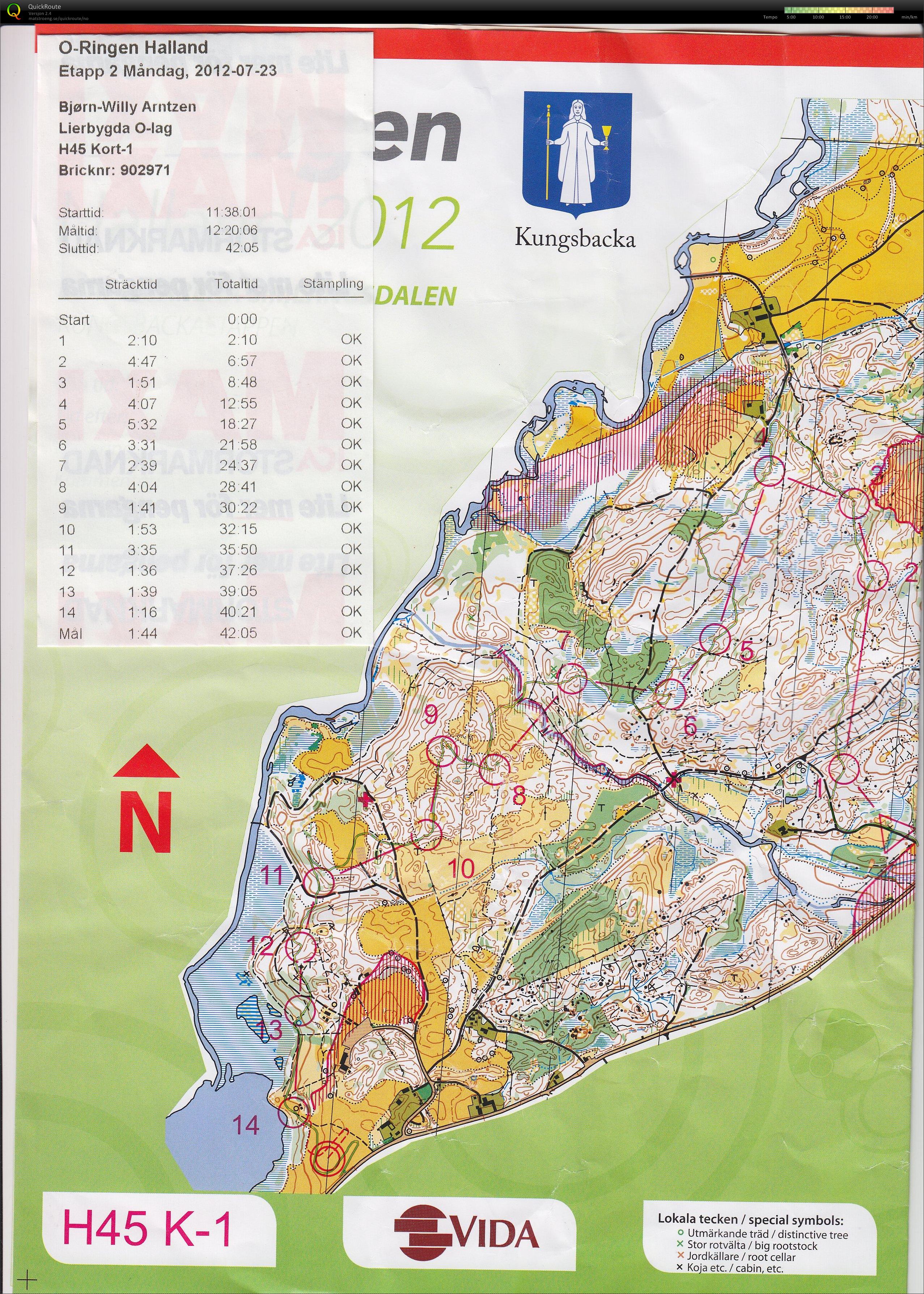 O-Ringen 2012 Dag 2 H45K-1 (2012-07-23)