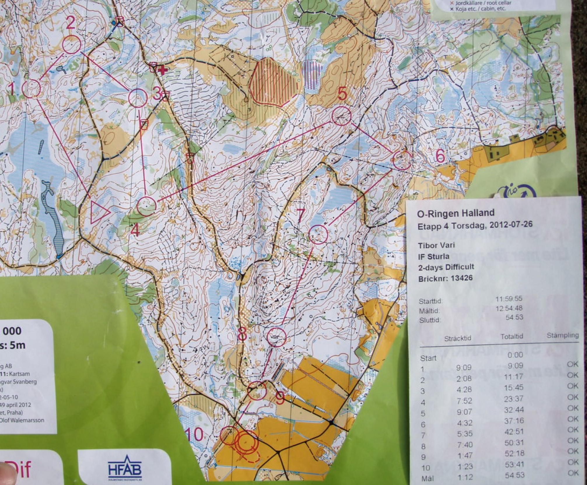 O-ringen 2Days Diff. 1 (26/07/2012)