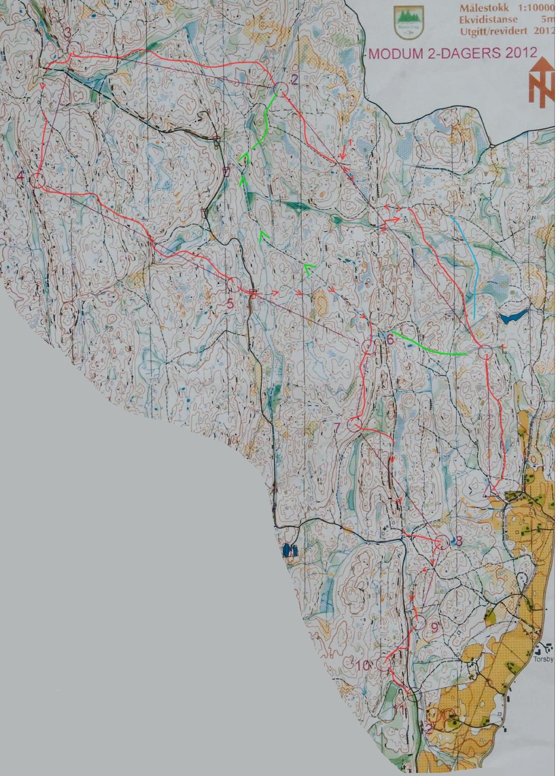 Modum 2 dagers, langdistanse (2012-08-12)