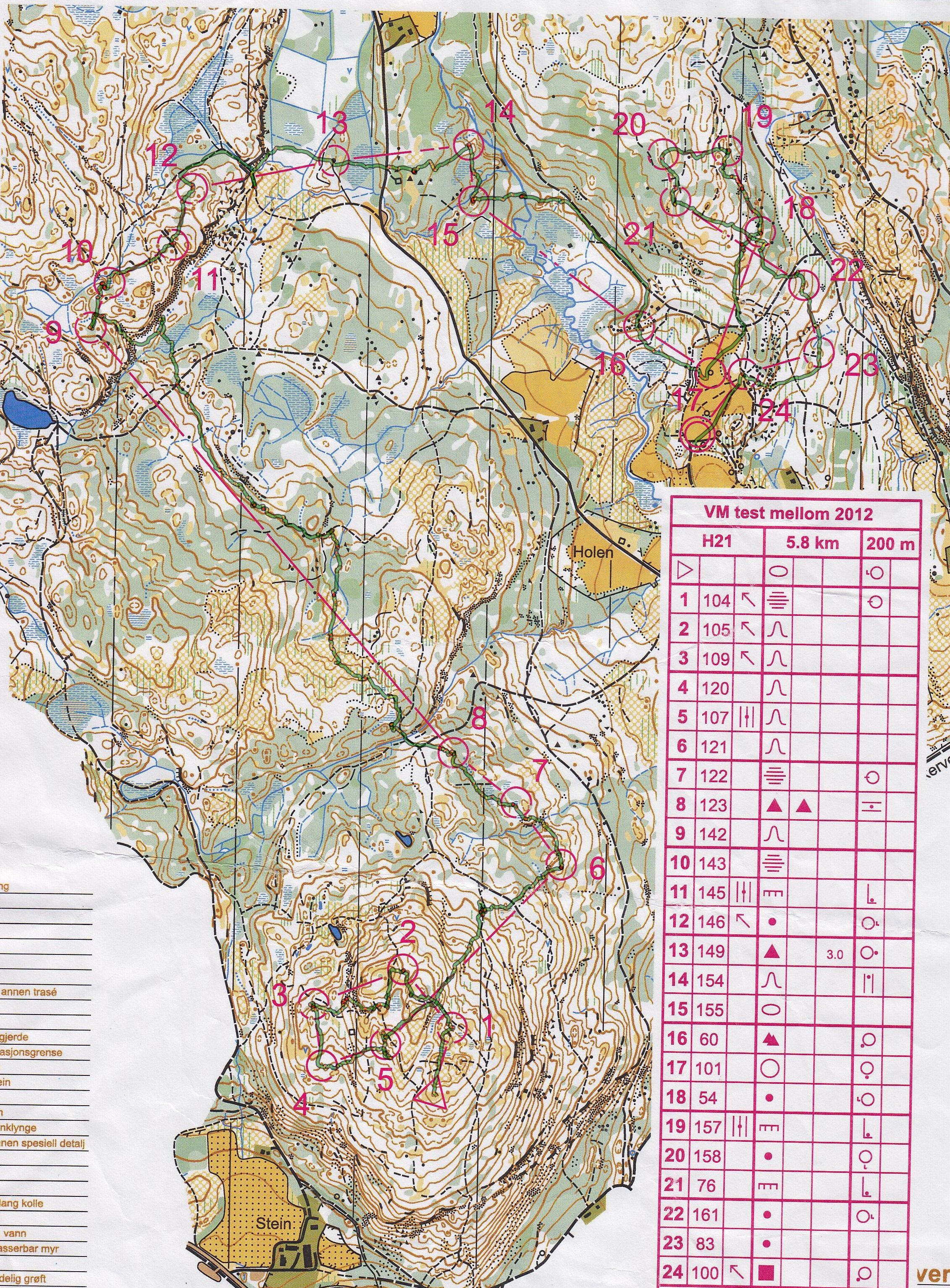 H21 VM Testløype (2012-08-14)