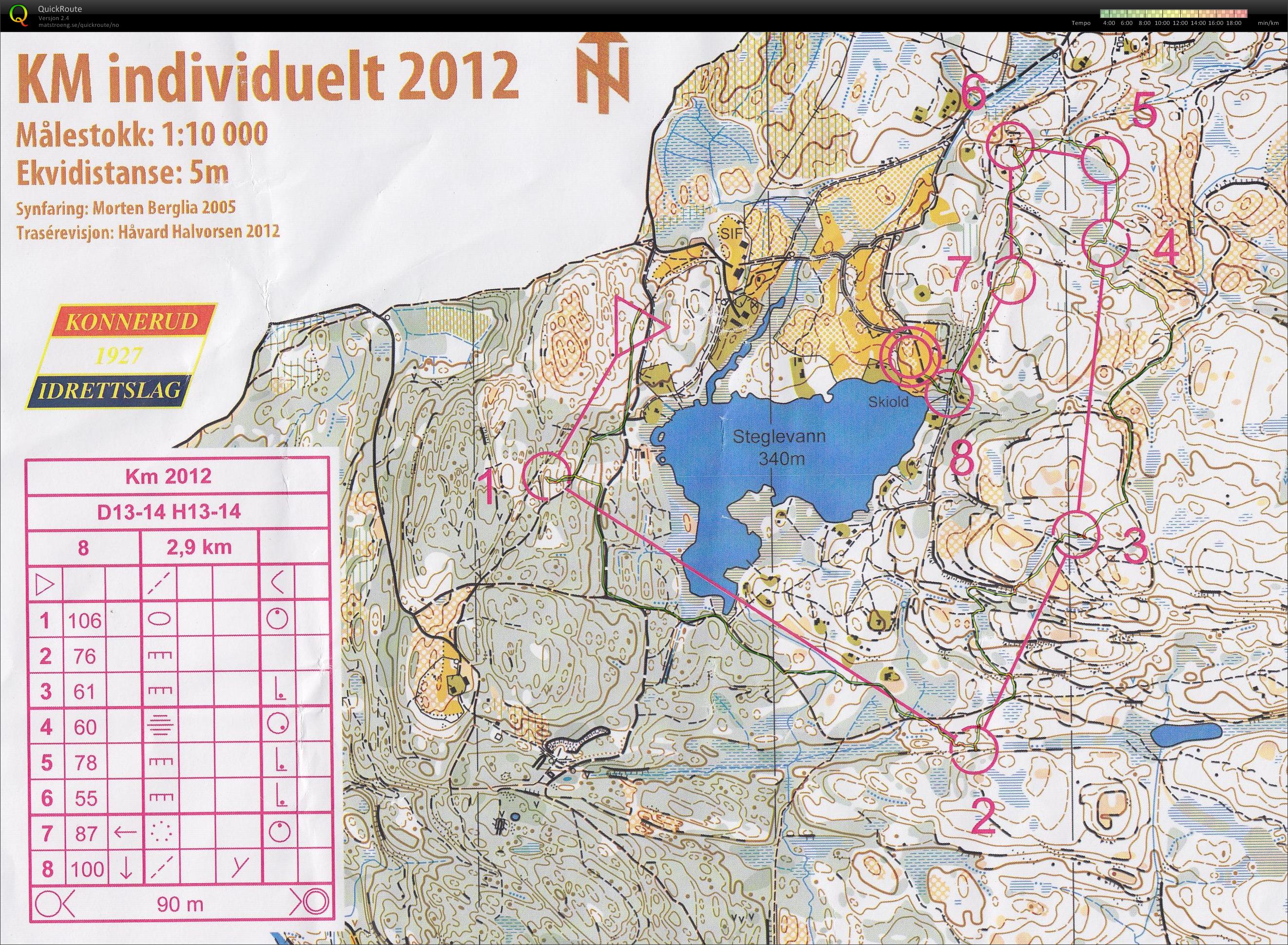 29 - KM Langdistanse Konnerud H13-14 #4 av 14 (25/08/2012)