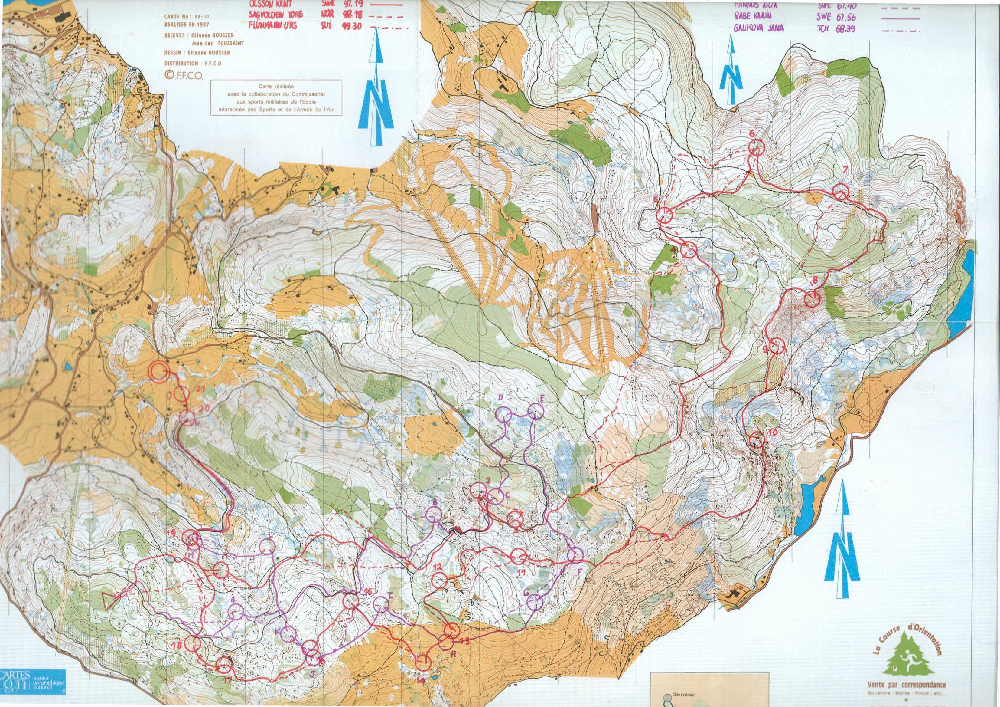 WOC / VM 1987 Gerardmer (03.09.1987)