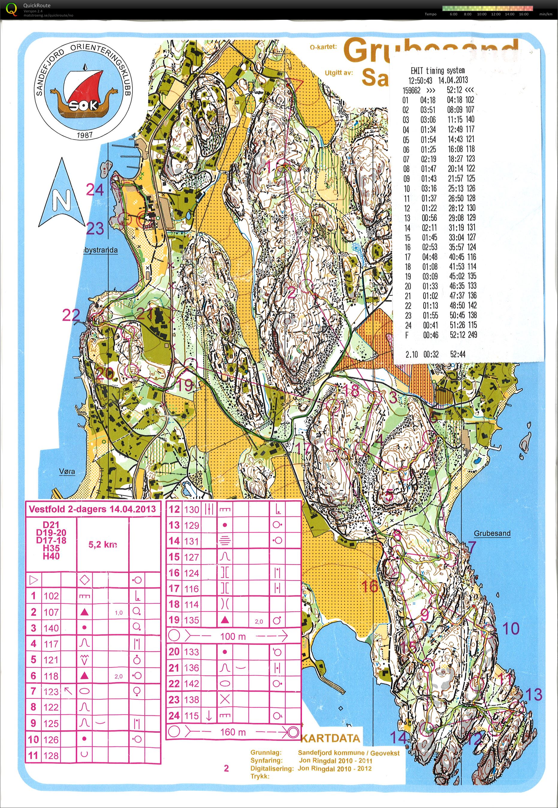 Vestfold 2-dagers dag 2 D17-18 (14-04-2013)