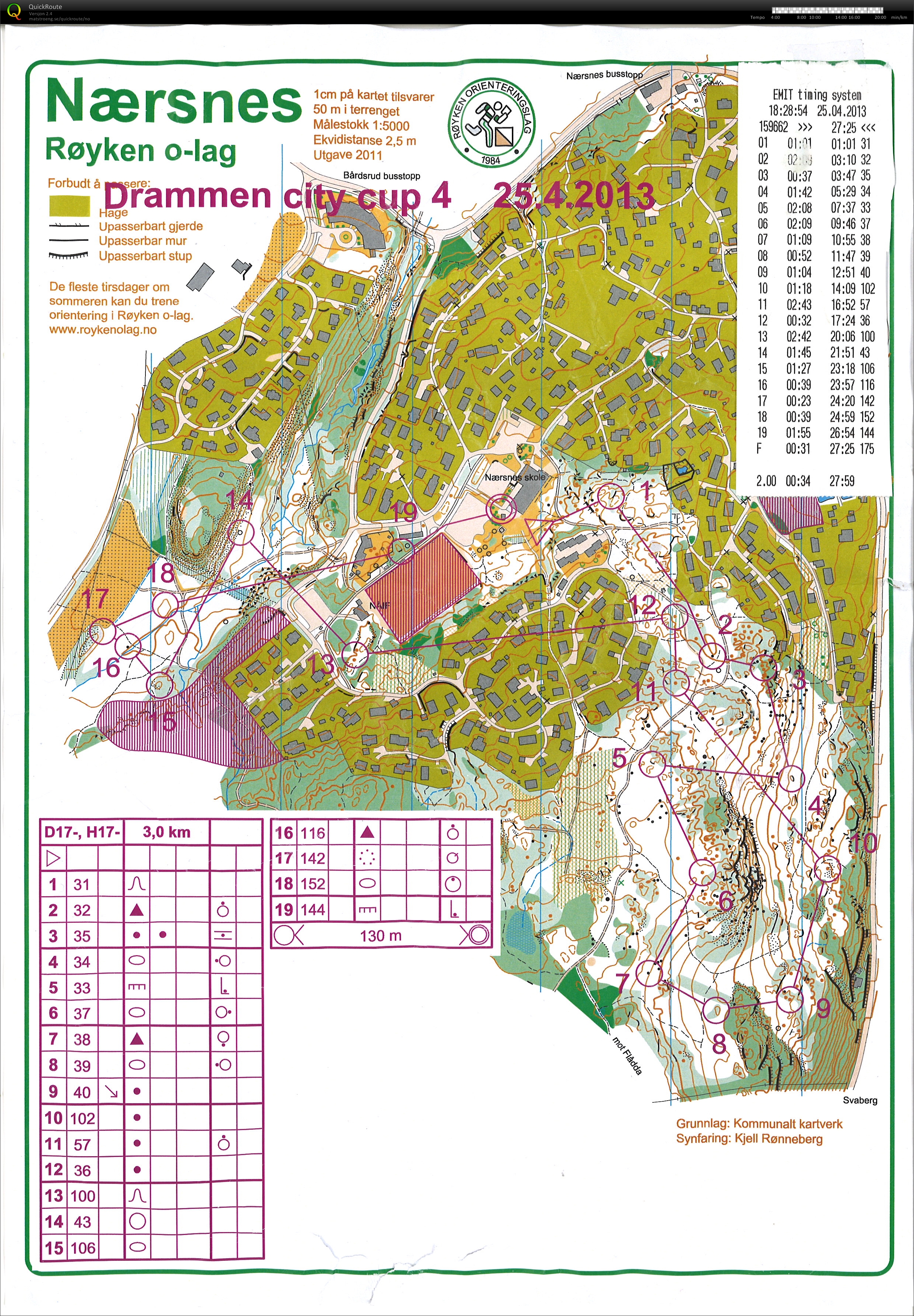 Drammen City Cup 4 D17 (25/04/2013)