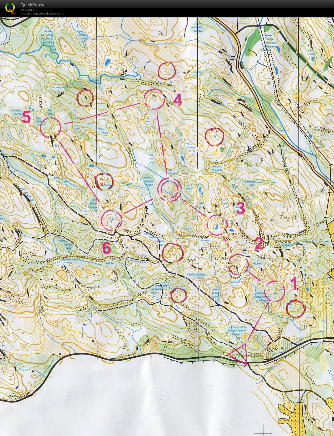 Trening Jordbærhaugen Lommedalen (2013-05-23)