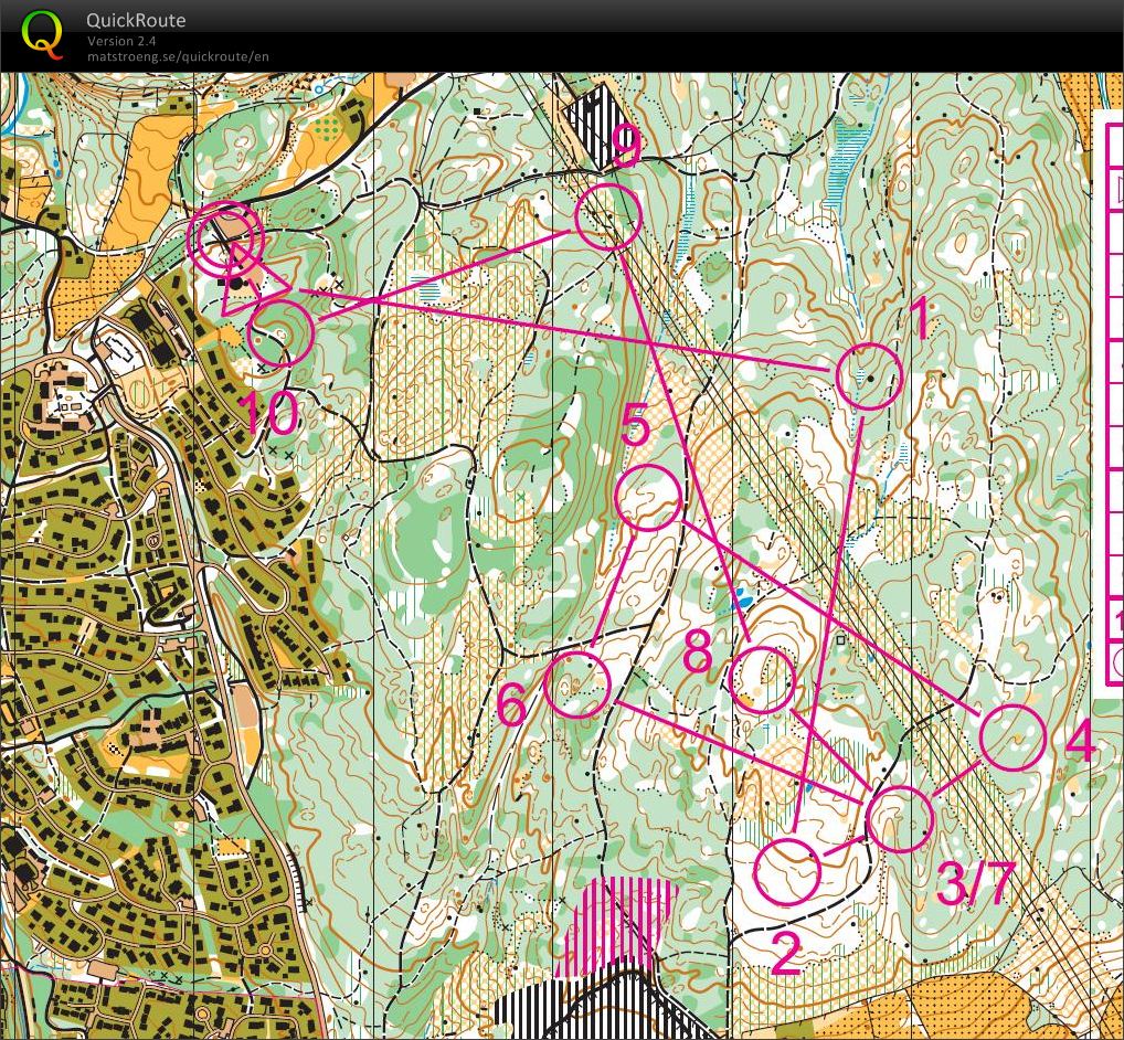 O-trening grøstadmarka (2013-06-04)